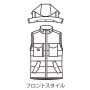BURTLE5054 THERMO防寒ベスト（ユニセックス）【冬のマストアイテム】 