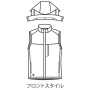 BURTLE3264 ストレッチフーディ防寒ベスト（ユニセックス） 