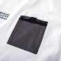 TORA5955-618 半袖クールネックTシャツ【ご予約】 ・胸ポケット二重仕様
