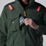 BURTLE_AC2041 ACブルゾン（ユニセックス）【サイドファン】【AIRCRAFT】［社名刺繍無料］ ・バッテリー収納ポケット<br>（右・ファスナー止めコードホール付き）