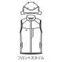BURTLE_AC2064 ACベスト(ユニセックス)【サイドファンモデル】【AIRCRAFT】［社名刺繍無料］ 