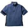 SOWA0375-64 半袖Tシャツ（ハーフジップ、胸ポケット無） 21/ブルーグレー