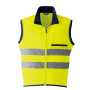 ASAHICHOE786 高視認ニットベスト　CLASS-1 14/蛍光イエロー