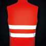 ASAHICHOE786 高視認ニットベスト　CLASS-1 夜間着用時
バックスタイル