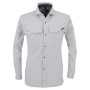 COCOS-A-9188 軽量・４ＷＡＹストレッチ 長袖シャツ［社名刺繍無料］ 3/シルバー