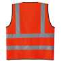 ASAHICHOE70020 高視認ニットベスト　CLASS-2 バックスタイル
