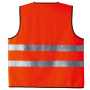 ASAHICHOE70005 高視認ニットベスト　CLASS-2 バックスタイル