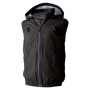 CUC900132 WZ遮熱チタンベスト（フード脱着式/ハイバック仕様）［社名刺繍無料］ 804/B・ブラック