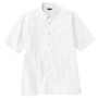 AZ-50407 半袖シャツ(男女兼用)［社名刺繍無料］ 001/ホワイト