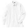 AZ-50406 長袖シャツ(男女兼用)［社名刺繍無料］ 001/ホワイト