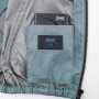 XEB_XE98105 空調服遮熱ハーネス半袖ブルゾン（フード付き）［社名刺繍無料］ 左内側バッテリーポケット