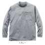 SOWA7595-54 長袖Tシャツ（モックネック、胸ポケット有） 