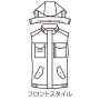 BURTLE5064 防寒ベスト（ユニセックス）【冬のマストアイテム】 