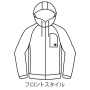 BURTLE4110 エアーテックジップフーディ（ユニセックス）【刺繍不可】 