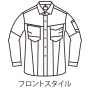 BURTLE1715_1 長袖シャツ（ユニセックス）［社名刺繍無料］ 
